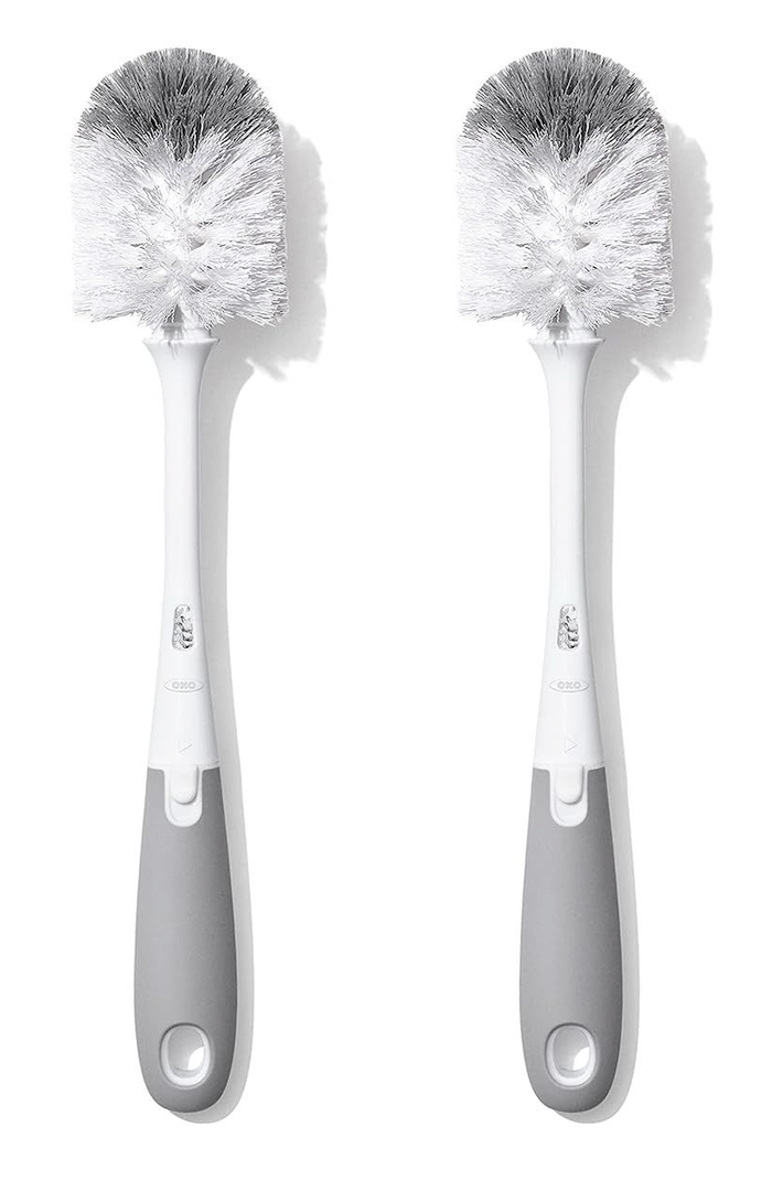 OXO Tot Bottle Brush, Gray, 2-Pack