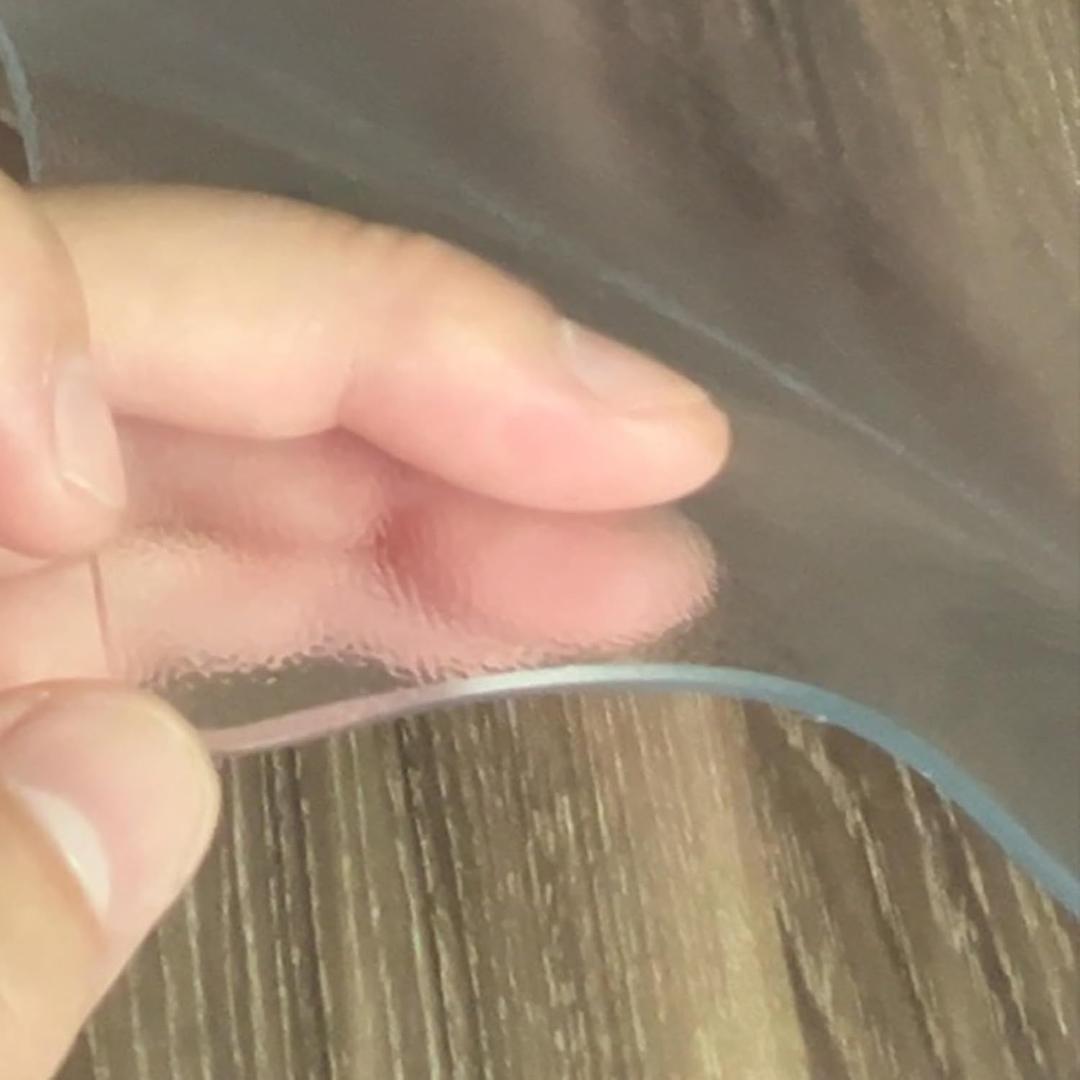 Clear Table Protector Mat Pad Thickness Translucent Frosted, Rectangular Clear Plastic Tablecloth Protector Cover, 30" x 4'