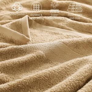 Lane Linen Beige Towel (36in x 66in)