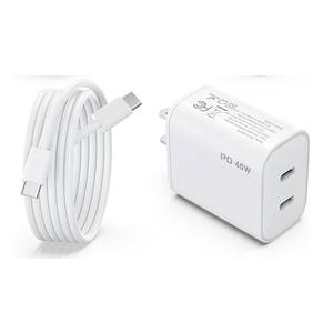 iPhone 17 16 15 Charger, 1 Pack 40W USB C Charger Dual Port Fast Charging Block (1 Pack 6 ft USB C to C Cable Cord Included) for iPhone 16 15 Pro Max/15Pro/15/15Plus,iPad iPhone 17 16 15 Charger, 1 Pack 40W USB C Charger Dual Port Fast Charging Block (1 Pack 6 ft USB C to C Cable Cord Included) for iPhone 16 15 Pro Max/15Pro/15/15Plus,iPad