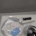 9" Lighted Makeup Mirror with 1X 10x Magnification, 5000mAh Rechargeable Led Magnifying Vanity mirror with lights, 3 Lighting Color, Brightness Dimmable Height Adjustable Cosmetic Mirror Chrome