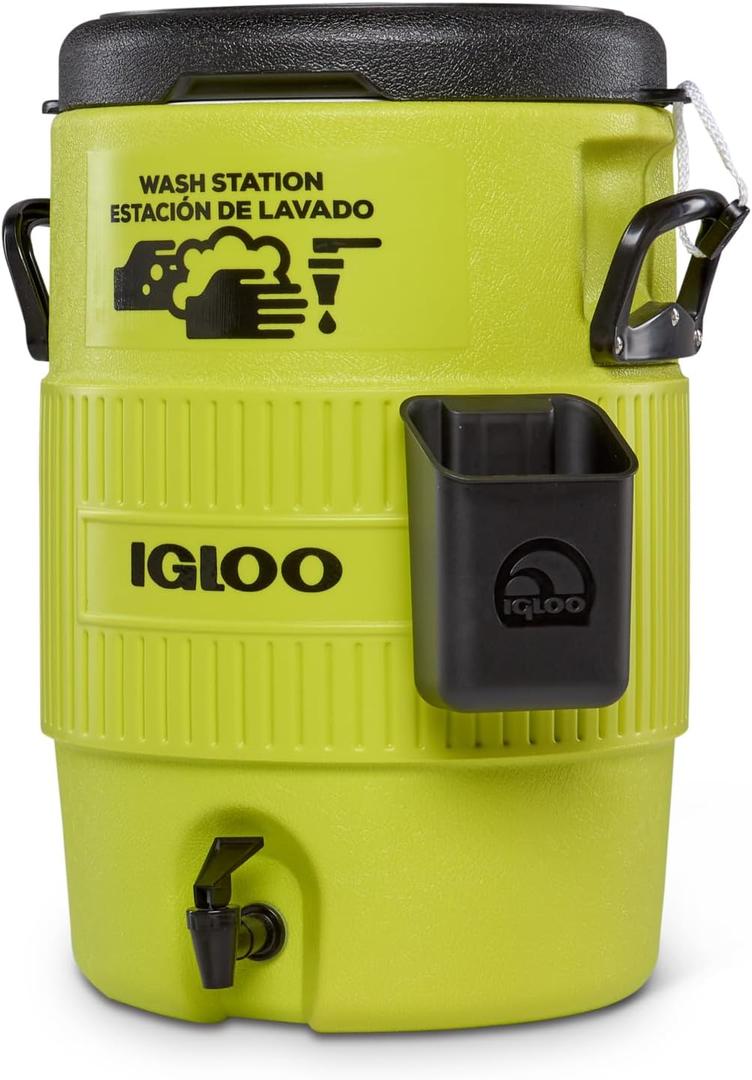 Igloo Sports Cooler | Insulated Beverage Dispenser with Spout |Portable Handwashing Station
