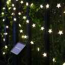 Star Lights Small Colored Lights String Lights Led Solar Outdoor Camping Atmosphere Lights Christmas Decoration Lights