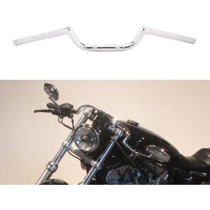 AnXin Motorcycle 7/8" Handlebar Cafe Racer Ace Clubman Style Handlebars 22MM Universal For Bobber Custom Application Chrome