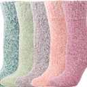Marchare Women's Fuzzy Socks - Warm, Thick, Fluffy, Cozy Wool Socks for Women, Sizes 5-11