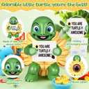 Christmas Funny Positive Turtle Gifts Resin Figurine Emotional Cheer Support Staff Appreciation Gifts for Women Men Birthday Present(Turtle)