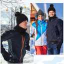 Suhine 20 Pcs Winter Warm Hats and Gloves Knitted Scarf Foldable Ear Muffs and Socks Warmer Set for Men Women Ski Outdoor (Classic Colors)