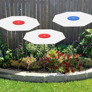 3 Pack Plants Shade Cover for Outdoor Plants, 65% Sunblock Shade Cloth Outdoor, Garden Shade Disk Umbrella, Sun Shade for Plants, Prefect for Your Garden, Potted Plant, Live Plant Outdoor(P0409)