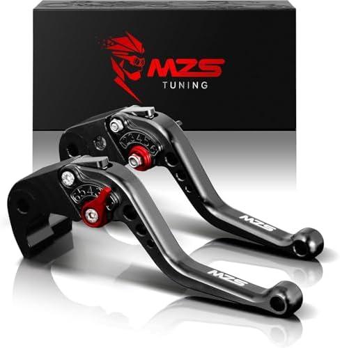 MZS Black Motorcycle Brake Clutch Levers Short Adjustable CNC Compatible with GSXR 600 97-03 / GSXR 750 96-03 / GSXR 1000 01-04 / GSXS 750 11-23 / SV650 16-21 / DL650 11-21 / GSX250R 18-22 MZS Black Motorcycle Brake Clutch Levers Short Adjustable CNC Compatible with GSXR 600 97-03 / GSXR 750 96-03 / GSXR 1000 01-04 / GSXS 750 11-23 / SV650 16-21 / DL650 11-21 / GSX250R 18-22