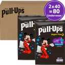 Pull-Ups Boys' Night-Time Potty Training Pants, Size 5T-6T Overnight Training Underwear (46-60 lbs), 80 Ct