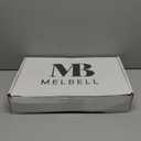 MelBell Bamboo Cutting Board Set Of 3 for Kitchen - Wooden Chopping Boards with Juice Groove - Wood Serving Board for Meat, Vegetables, Cheese