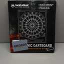 WIN.MAX Electronic Dartboard with LED Auto-Scoring, 12 Darts & 100 Soft Tips, 8-Player Mode, Power Adapter, Dart Board Electronic for Indoor/Outdoor Use