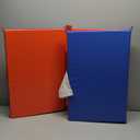 ECR4Kids Premium Folding Rest Mat, 3-Section, 2in, Sleeping Pad, Blue/Red, 1-Piece