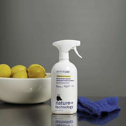 ATTITUDE All Purpose Cleaner, EWG Verified Multi-Surface Products, Vegan, Naturally Derived Multipurpose Cleaning Spray, Citrus Zest, 27.1 Fl Oz