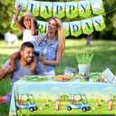 Golf Sports Party Supplies - Disposable Napkins, Dinner Plates for Golf Themed Birthdays, Sports Party Decorations