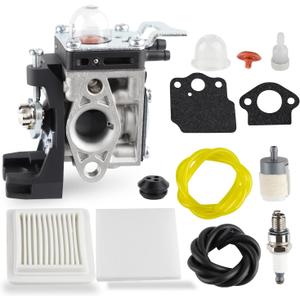SRM 2620 Carburetor for Echo SRM 2620 SRM-2620T PPT-2620 SRM-2620 Trimmer A021004601 A021004600 26X Carburetor for Shindaiwa T262X C262 LE262 EB262 Blower Trimmer with Air Filter Kit