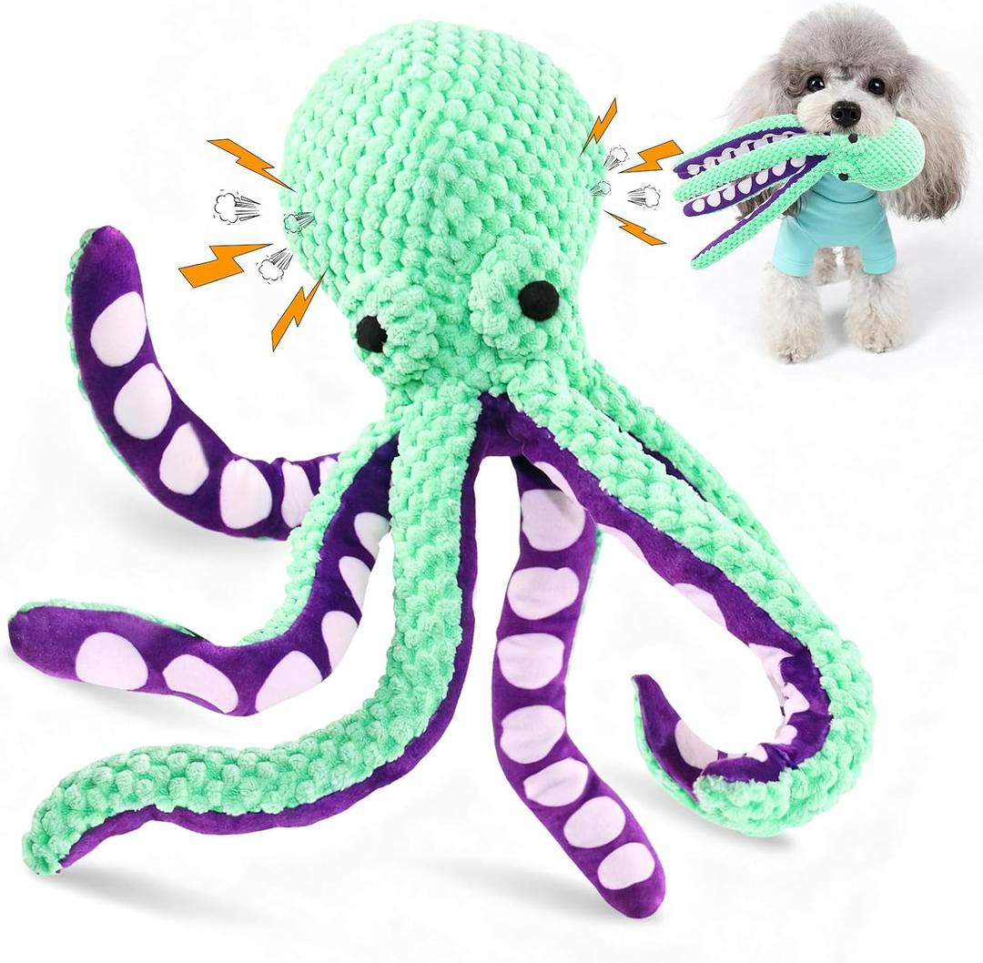 Fuufome Large Squeaky Dog Toys- Plush Dog Toys with Soft Fabric for Small, Medium, and Large Dogs Daily Companionship, Training Reward Gift