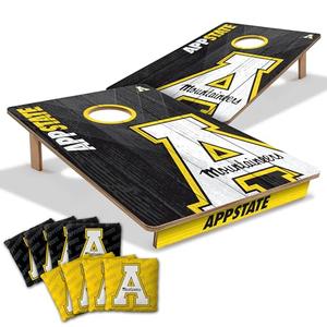 YouTheFan NCAA Appalachian State Mountaineers 2’ x 3’ Wood Cornhole Game with Logo Bags