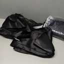 Black Satin Chair Sashes Bows Universal Chair Cover for Wedding Reception Events Banquets Party, Hotel Event Decorations