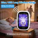 Wireless Bedwetting for Boys and Girls USB-C Rechargeable, High Sensitivity, Triple Alert with Flashing Light, Loud Sound, Vibration, Pee, Bedwetting Solutions, Night Time Potty Training