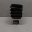 Lufia Bed Furniture Risers Heavy Duty, Stackable Bed Lifts Risers for Sofa, Table, Couch, Chair or Desk, Set of 4 Bed Lifts (Black, 6 inch)