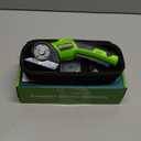 Cordless Electric Scissors Box Cutter 2 Rotary Blades  4V Duty Rechargeable Cardboard Cutter, Storage Box & Fabric Scissor With Safety Lock, USB Cable  For Plastic, Carpet, Leather, DIY Crafts