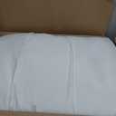 SILUI Flat Soft Thin Pillows Queen Size Set of 2 Pack Bed Pillow with Down Alternative Fill for Side Back Stomach Sleepers, 20x30 Inches, White