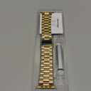 iiteeology Lightweight Stainless Steel Band Designed for Apple Watch Ultra 3 & Ultra 2, Series 1-11, 46mm, 45mm, 44mm, 42mm, Replacement iWatch Bands for Men & Women,Gold