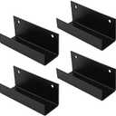 GBGS 2 Pcs Wall Tile Bracket,1-1/2" Inner Width,Wall Hanger U Bracket