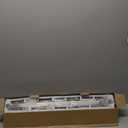 Modern Brushed Nickel 8-Lights Bathroom Vanity Light, Eleglant Nickel LED Bathroom Light Fixtures over Mirror, Dimmable Acrylic Shade Wall Lighting Fixtures, Hardwired Wall Light(H9.25in, L28.35in)