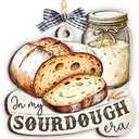 Gifts for Bakers 2025, Double Layers Wood Baking Christmas Ornament, for Sourdough Bakers Women Men Sister Coworker, Christmas Sourdough Gift for Mom Sister Friends