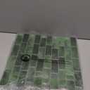 Art3d 10-Sheet Kitchen Backsplash Tiles Peel and Stick, Self Adhesive Wall Tile Sticker for Kitchen Island Bathroom Laundry Room RV Renter 12" x 12" - Jade Green