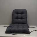 Klear Vu Gripper Tyson Dining Chair Cushion Set - Set of 2 - Navy