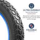 2-PCS/1-PCS 20" Fat E-Bike Tires 20x4 20x3 Compatible with 20 X 4.0 20 X 3.0 E-Bike All-Terrain Directional Tread Bicycle Tires