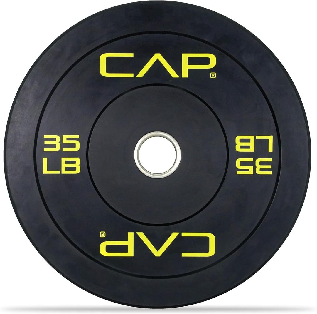 CAP Barbell Rubber Olympic Bumper Plate | Multiple Options/Colors