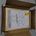 Heimlove 7x9 Aluminum Picture Frame, Metal Picture Frame for Wall Hanging or Tabletop, Photo frame with Tempered Glass  Simple and Elegant Decor for Wall  1 Pack  Gold