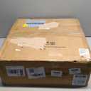 Flower LED Crystal Chandelier 20'' Modern Black Flush Mount Dimmable Chandelier Light Fixture with Remote Control for Dining Room Entryway Kitchen Bedroom(3000K-6500K)