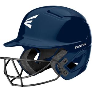 Easton | Alpha 3.0 Batting Helmet with Facemask | T-Ball/Baseball/Softball | Multiple Sizes/Colors (T-Ball/Small (6 1/4" - 6 7/8"), Navy)