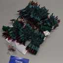 PREXTEX Multicolored Christmas Lights with Green Wire, 60 Feet, 300 Lights, Colorful String Lights Indoor or Outdoor - Incandescent String Lighting for Christmas Tree Decorations for Fences and Patios