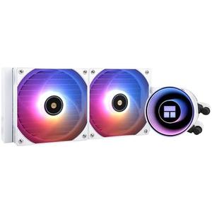 Thermalright Frozen Notte 240 White ARGB V2 Water Cooling CPU Cooler,240 White CPU Cooler Specifications, Double PWM Fans,S-FDB Bearings, Suitable for AMD/AM4 AM5, Intel LGA 1700/1150/1151/1200/2011