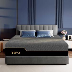 King Mattress, 12 Inch King Size Mattresses Hybrid Mattress with Memory Foam & Pillow Top - Medium Firm Feel for Motion Isolation, Edge Support, Pressure Relief - Bed in a Box, CertiPUR-US Certified