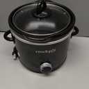 Crock-Pot 2-Quart Manual Slow Cooker, Feeds 2+ People, Great for Small Meals, Dips, & Sides; Removable Stoneware is Oven & Dishwasher-Safe, Black