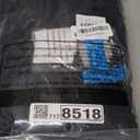 PARTISKY Black Polyester Table Skirt for Rectangle Tables 12ft, Wrinkle Resistant Pleated Ruffle Table Cloth for Banquet Wedding Trade Baby Shower Display Gift Dining Table (144" x 144" (Rectangle))