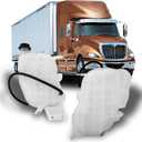 603-5104 Engine Coolant Reservoir Tank Radiator for IC Corporation International Harvester 2002-2018 Coolant Tank Semi Truck Accessories Antifreeze Reservoir Tank International 4300
