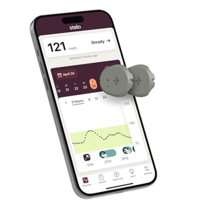 Stelo Glucose Biosensor & App by Dexcom - A Leader in Continuous Glucose Monitoring (CGM). 24/7 Tracking & Personalized Insights to Reveal Patterns. 2-Pack (Up to 15 Days Each). iOS & Android.