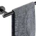JQK Towel Bar Oil Rubbed Bronze, 19 Inch 304 Stainless Steel Thicken 0.8mm Towel Rack Bathroom, ORB Towel Holder Wall Mount, Useable Length 16 Inch TB110L16-ORB