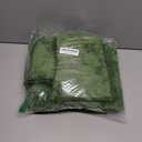 SHACOS Green Bathroom Rugs Sets 2 Piece 20x32 inch, Non Slip Bathroom Rug Microfiber Washable Bath Mat, Soft Fluffy Water Absorbent Bath Mat Set of 2, Olive Green