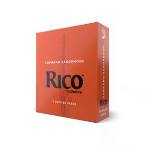 Rico Organic Soprano Saxophone Reeds, Strength 3.0, Pack of 10