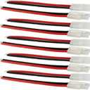 YLP 5pairs Tamiya Plug Male Female Connector Adapter Cable 14awg 10cm for RC Car Lipo Battery Charge