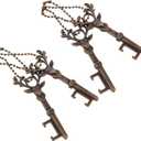 ABOOFAN 12 Pcs Deer Head Bottle Opener Antler Beer Opener Portable Beer Bottle Openers Christmas Gadgets Cool Bottle Openers Christmas Tin Opener The Wine Travel Can Opener Zinc Alloy